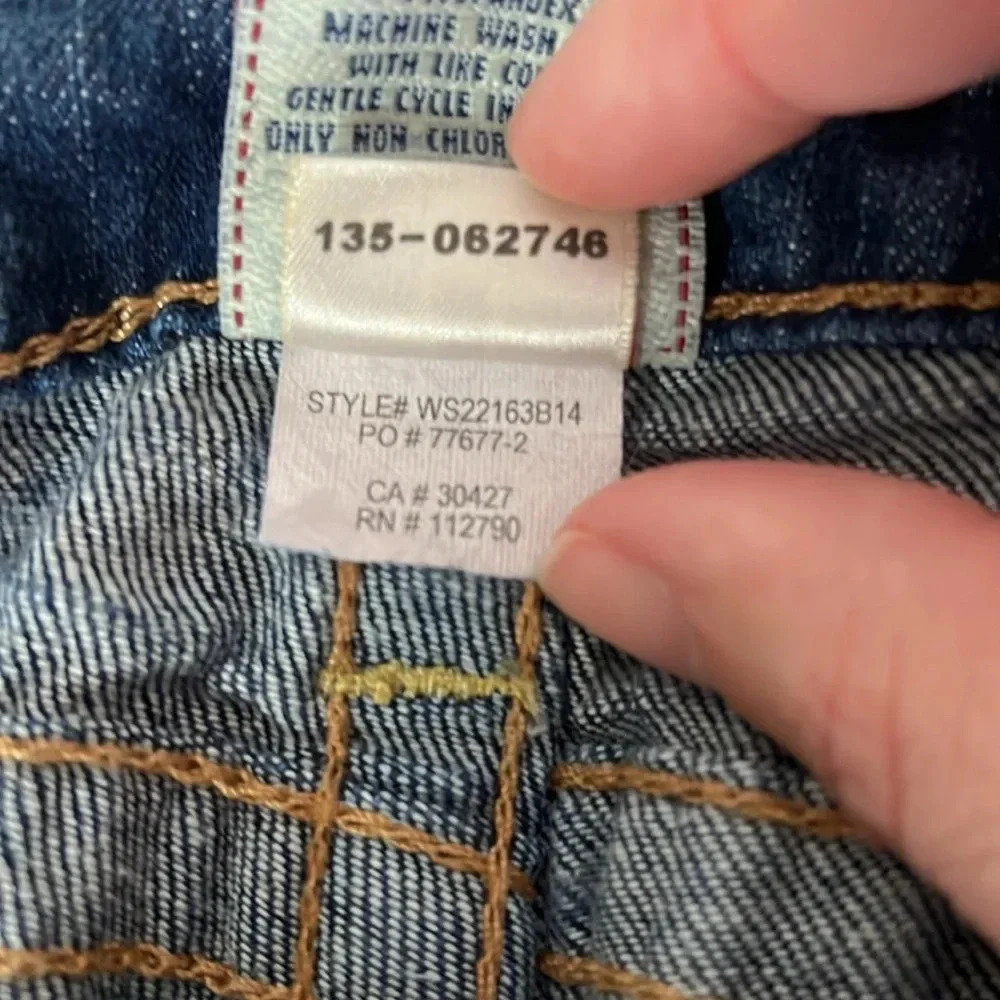 True Religion denim‎ jeans women’s size 28 True Religion 7” rise jeans cowgirl - Picture 10 of 13